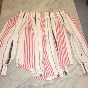 Off the Shoulder Express Shirt